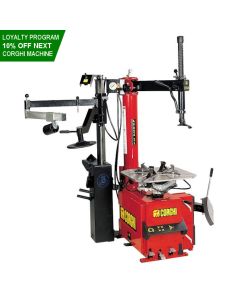 Corghi A9824TI Swing-Arm 24" Tire Changer + PU1500 Assist Arm Loyalty Program 10% Off Next Corghi Machine
