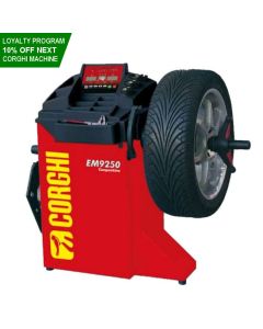 Corghi EM9250 Professional Wheel Balancer Loyalty Program 10% Off Next Corghi Machine