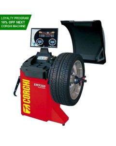 Corghi EM9280 Wheel Balancer with LCD Monitor Loyalty Program 10% Off Next Corghi Machine
