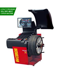 Corghi EM9580 Plus LaserLine Wheel Balancer Loyalty Program 10% Off Next Corghi Machine