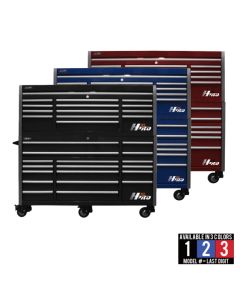Homak Big Dawg HXL PRO 72" Top Chest and Rolling Cabinet Combo Available in 3 Colors