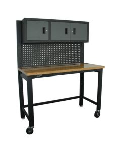 Homak 59" Collapsible Garage Series 3 Door Workstation