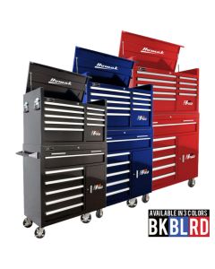 Homak H2PRO 41" Top Chest and Rolling Cabinet Combo Available in 3 Colors