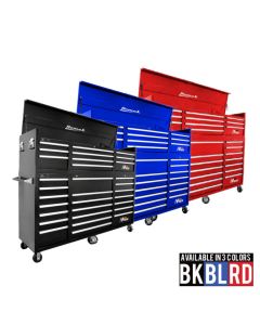Homak H2PRO 72" Top Chest and Rolling Cabinet Combo Available in 3 Colors