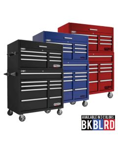 Homak PRO II 41" Top Chest and Rolling Cabinet Combo Available in 3 Colors