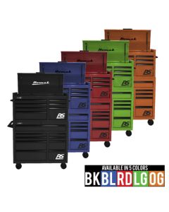 Homak RS PRO 41" Top Chest and Rolling Cabinet Combo Available in 5 Colors