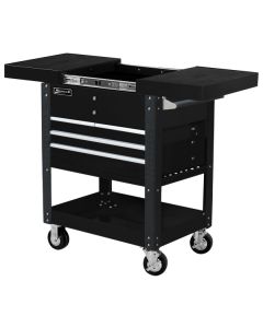 Homak Pro Series 35" Four Drawer Slide Top Service Cart