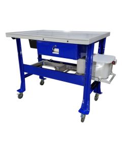 iDEAL PTDT-PW-1000 Premium Tear Down Table & Parts Washer in Blue
