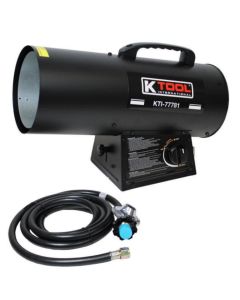 K Tool KTI77781 40-60,000 BTU Forced Air Propane Heater 