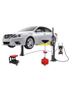 MaxJax M7K Portable Two Post Garage Lift Deluxe Package 