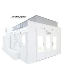 iDEAL Side Downdraft Paint Spray Booth Canopy Plenum Kit