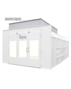 iDEAL Semi Downdraft Paint Spray Booth Canopy Plenum Kit
