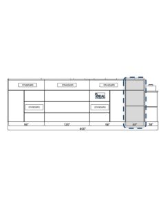 iDEAL Semi and Side Downdraft Paint Booth 48" Extension Panel Kit