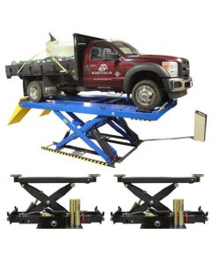 Atlas PX16A Heavy-Duty Scissor Alignment Lift 16,000 lbs. Capacity + RJ8 Air Hydraulic Rolling Jacks 8,000 lbs. Capacity Combo 