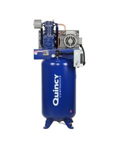 Quincy 271CS80VCB QT-7.5 Pro Reciprocating Air Compressor QT Pro Package 7.5HP 230 Volt 1 Phase 80 Gallon Vertical Tank 