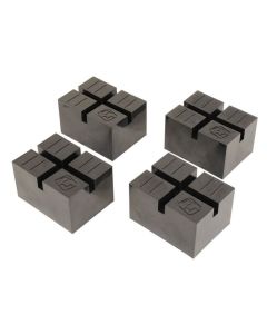 QuickJack 5300013 Pinch-Weld Block Set Dimpled Urethane Engages Pinch-Weld Rails 