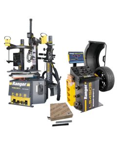 Ranger R80EX Tire Changer + LS45DS Wheel Balancer + Weights Combo