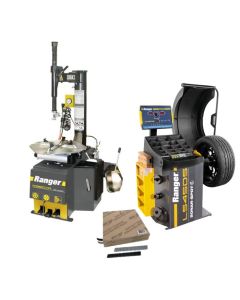 Ranger R980XR Tire Changer + LS45DS Wheel Balancer + Weights Combo 