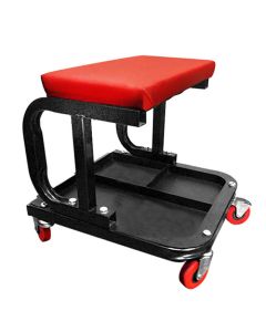Ranger RST-1WS Cushioned Rolling Work Seat with Tool Tray 