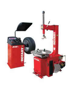 Rotary RW138140C Value Combo Includes R140i Swingarm Shop Tire Changer and R138 2D Wheel Balancer