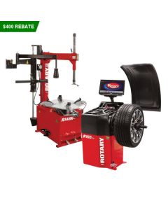 Rotary RW146155C Professional Combo Includes R146RP Swingarm Pro Tire Changer with Helper Arm and R155 Pro 3D Wheel Balancer