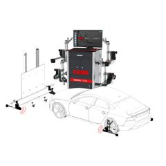 CEMB DWA1100ADAS Wireless CCD Wheel Alignment System with ADAS Calibration Assistance Aid