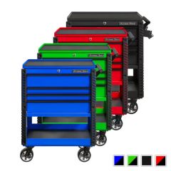 Extreme Tools EX4106TCBKBL 41 6 Drawer Tool Cart with Bumpers Black W
