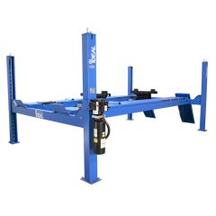 iDEAL FP14KAC-X Four Post Commercial Alignment Lift Shown with Optional Rolling Jacks