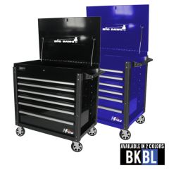 Homak Big Dawg HXL PRO 43" 6 Drawer Service Cart Available in 2 Colors