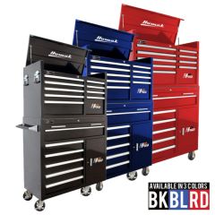 Homak H2PRO 41" Top Chest and Rolling Cabinet Combo Available in 3 Colors