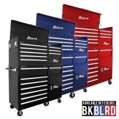 Homak H2PRO 56" Top Chest and Rolling Cabinet Combo Available in 3 Colors