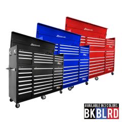 Homak H2PRO 72" Top Chest and Rolling Cabinet Combo Available in 3 Colors