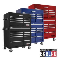 Homak PRO II 41" Top Chest and Rolling Cabinet Combo Available in 3 Colors