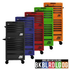 Homak RS PRO 27" Top Chest and Rolling Cabinet Combo Available in 5 Colors