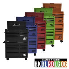 Homak RS PRO 41" Top Chest and Rolling Cabinet Combo Available in 5 Colors