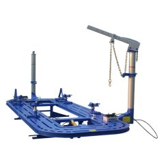 iDEAL FR-77-20 Tubular Platform Frame Rack Machine 20' Hydraulic Tilt-Deck Clear-Floor Frame Straightener 