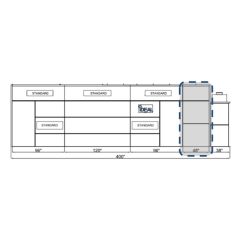 iDEAL Semi and Side Downdraft Paint Booth 48" Extension Panel Kit