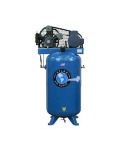 Atlas Air Force AF6 Two Stage 5HP 80 Gallon Air Compressor 220V 1Ph Commercial Reciprocating Vertical Tank 