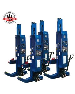 Challenger Lifts CLHM-140 Heavy-Duty Mobile Column Lifts Set of 4 