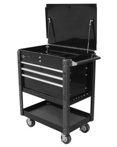 Homak Pro Series 35" Four Drawer Flip Top Service Cart