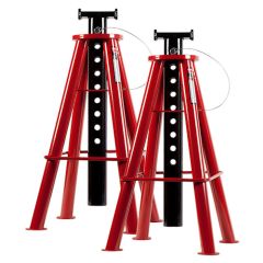Sunex 1410 10 Ton High Height Pin Type Jack Stands Pair 