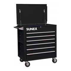 Sunex 8057BK Professional 6-Drawer Tool Cart 