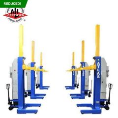 Atlas ML-6045BC Wired Mobile Column Lifts Set of 6 ALI Certified 99,000 lbs. Capacity REDUCED!