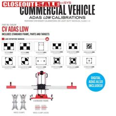 Autel CVALDW CV ADAS LDW Calibration Package