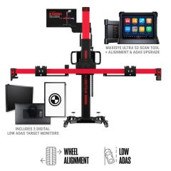 Autel IA1000TDT Automated Alignment & ADAS Calibration System IA1000TDT Digital Target Package with MaxiSYS Ultra S2 Tablet 