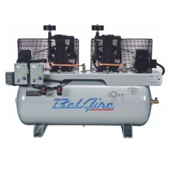 BelAire 6312D Reciprocating Air Compressor Iron Series 2 x 10HP Duplex