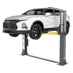 BendPak 9APF Floorplate Chain-Over Two Post Lift 9,000 lbs. Capacity Triple-Telescoping Arms 