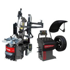 CEMB SM645HP2 Tilt Back Tire Changer + ER72TD Digital Wheel Balancer Combo