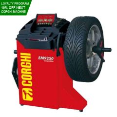 Corghi EM9250 Professional Wheel Balancer Loyalty Program 10% Off Next Corghi Machine