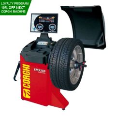 Corghi EM9280 Wheel Balancer with LCD Monitor Loyalty Program 10% Off Next Corghi Machine